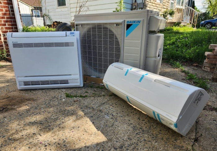 Complete Ductless System Before Installation