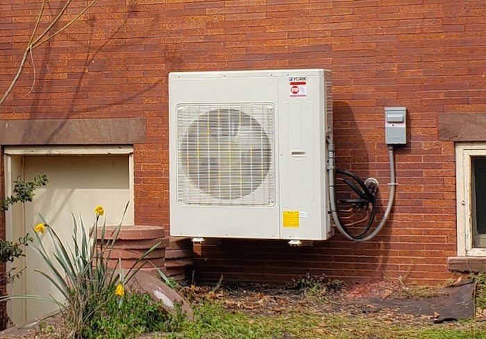 Ductless HVAC System Exterior