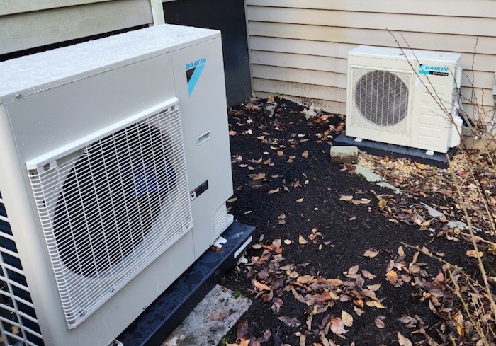 Two Ductless Mini Splits